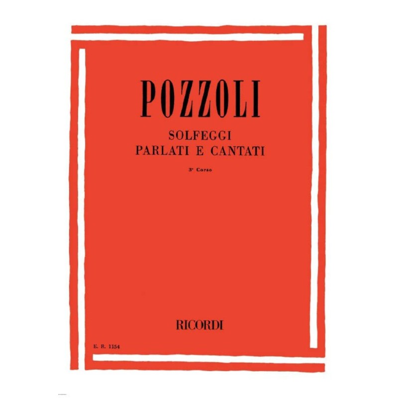 POZZOLI Solfeggio parlato e cantato vol.3