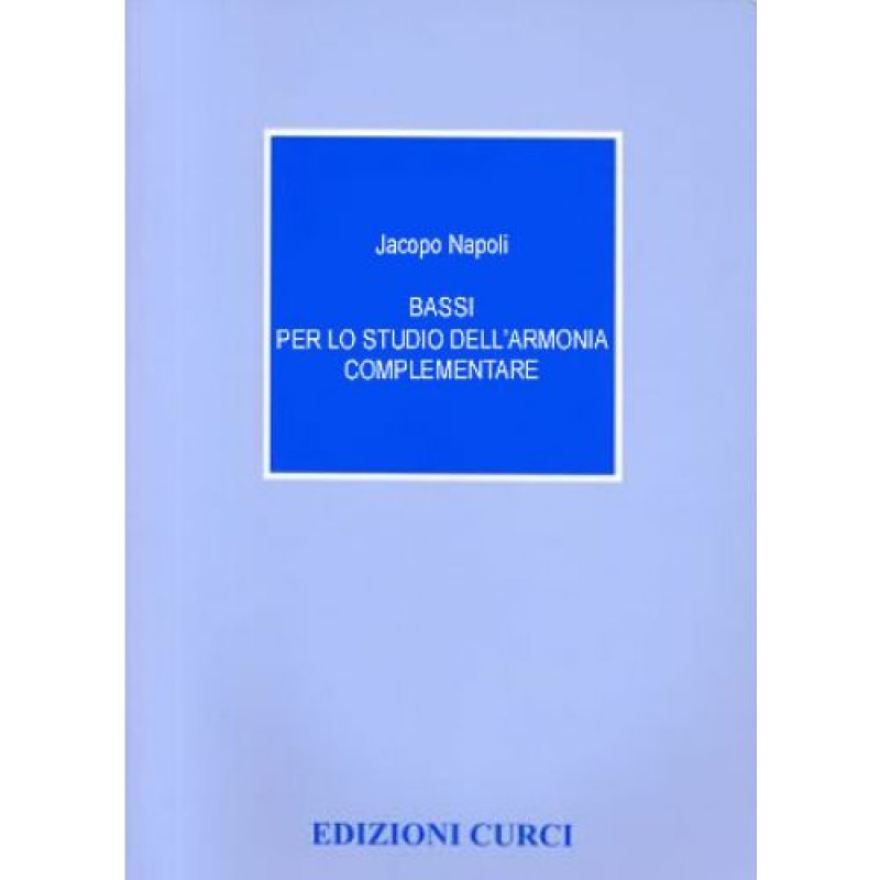 J.NAPOLI Bassi per lo studio dell'Arminia compl.