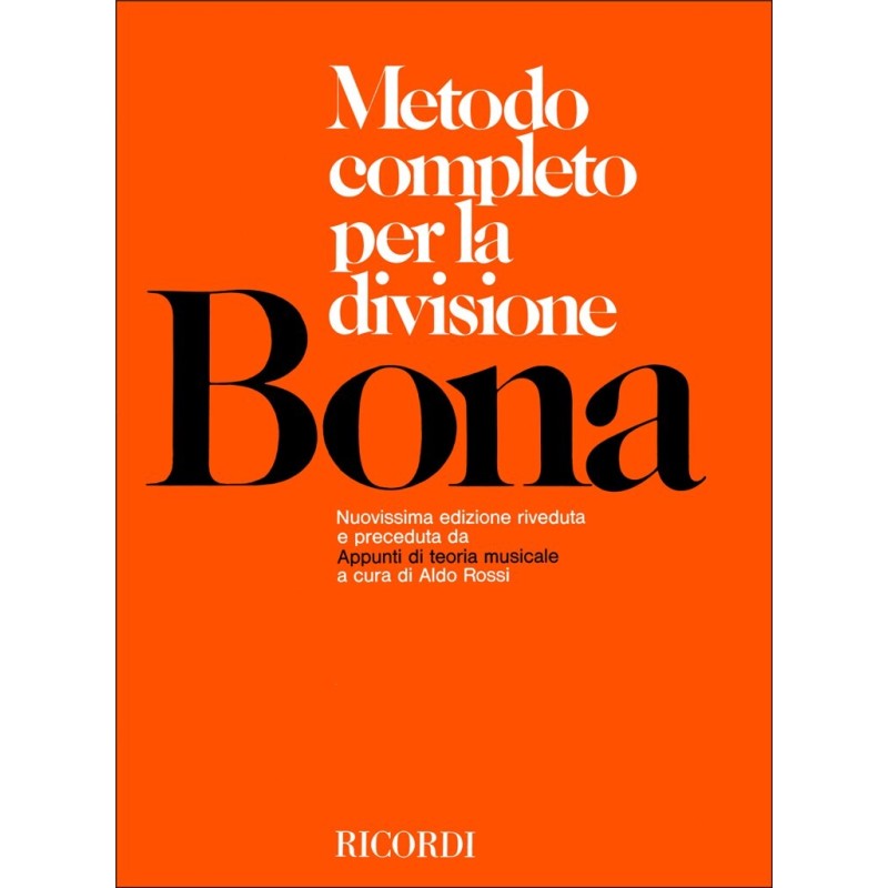 P.BONA Metodo completo per la divisione