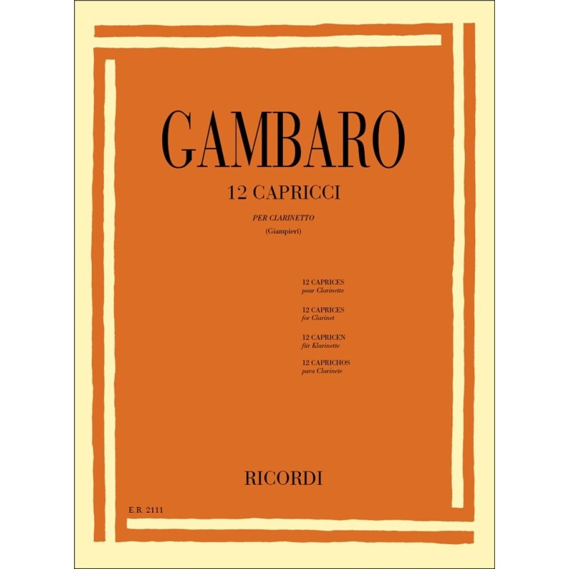 GAMBARO G.B. 12 capricci