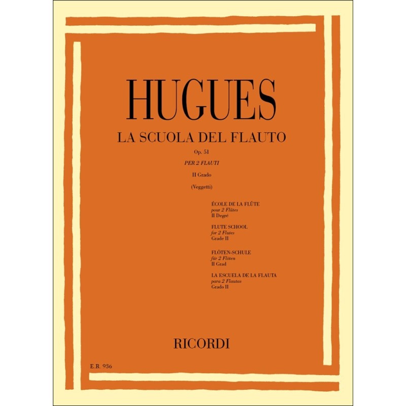 HUGUES L. la scuola del flauto op.52 II grado