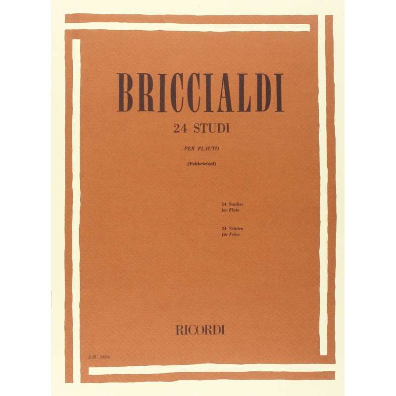 BRICCIARDI G. 24 studi per flauto