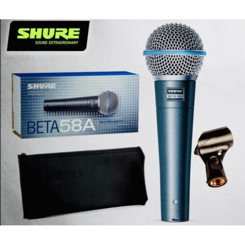 SHURE BETA 58A ( BETA58-A ) MICROFONO DINAMICO PER VOCE SUPERCARDIOIDE BETA 58