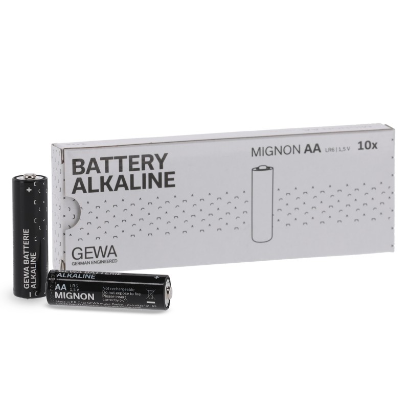 BATTERIE GEWA 1,5 V Mignon AA Alcaline