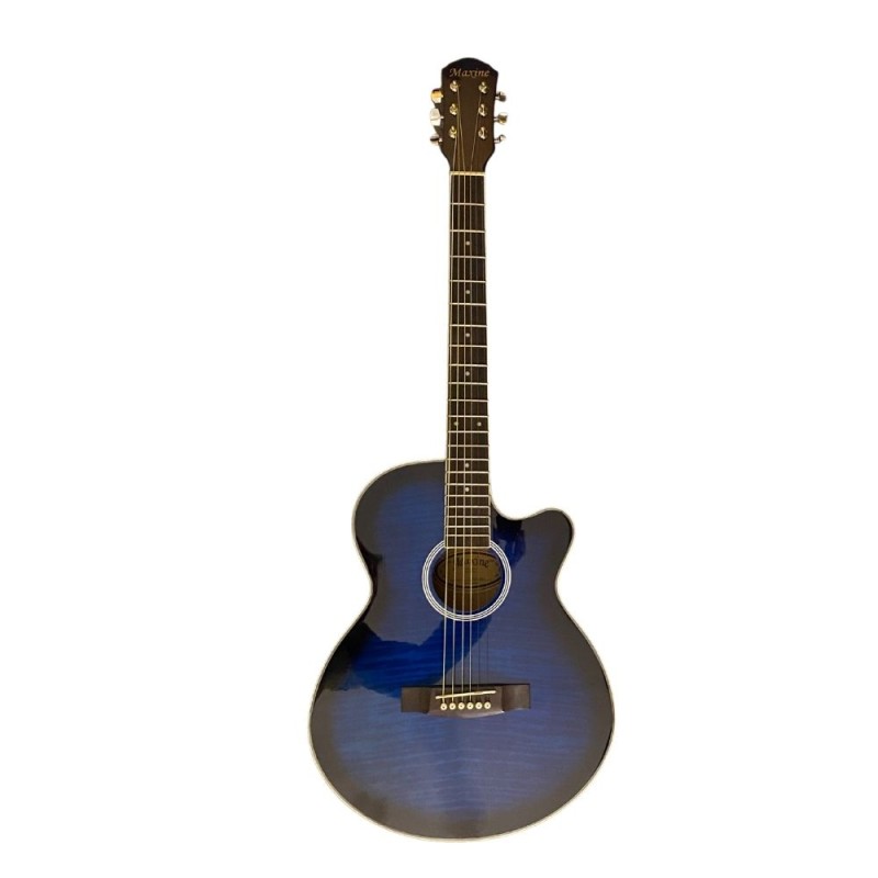 CHITARRA ELETTROACUSTICA SPALLA MANCANTE  BLU SUNBURST