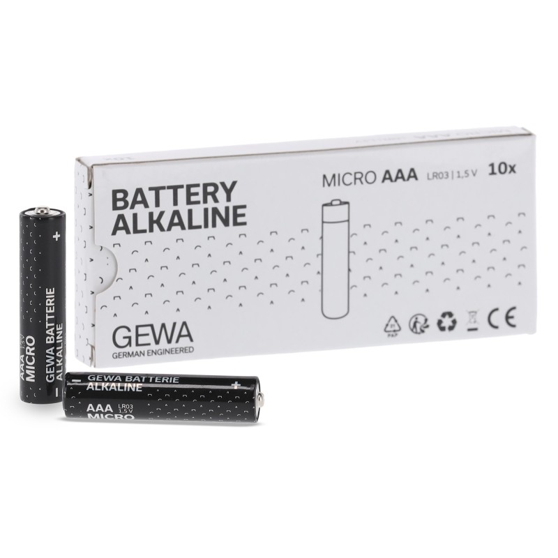 BATTERIE GEWA1,5 V Micro AAA Alcaline