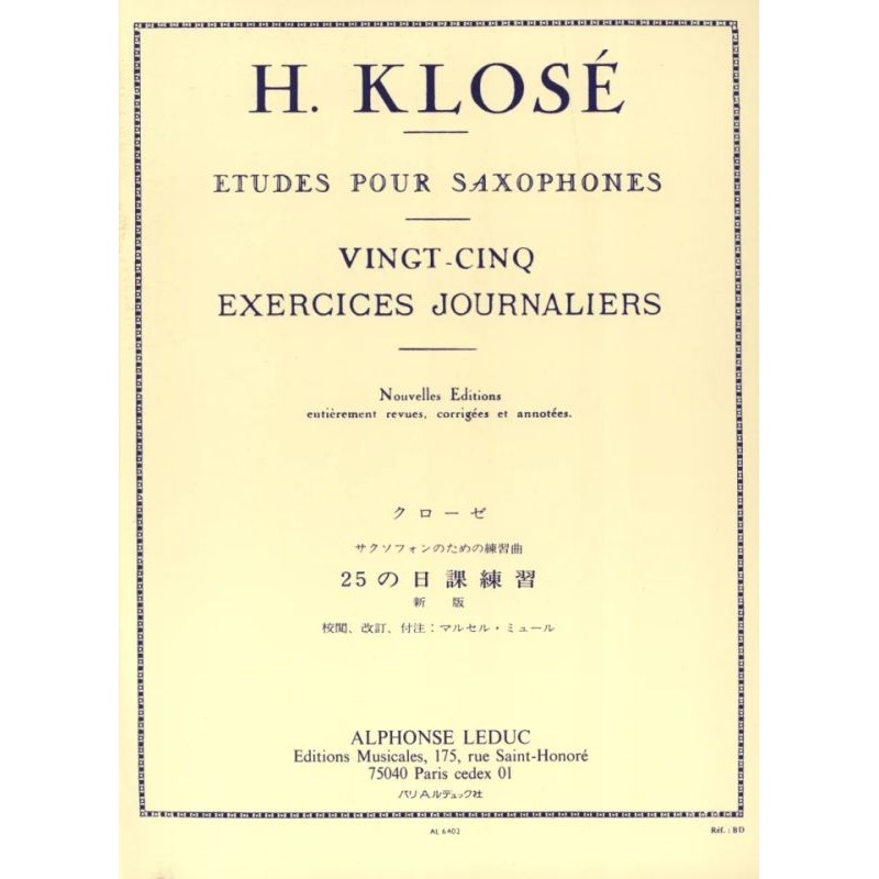 KLOSè 25 EXERCISES JOURNALIERS