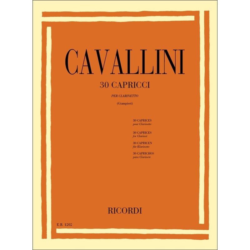 CAVALLINI 30 capricci