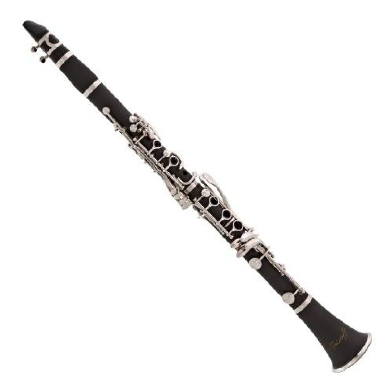 CLARINETTO SIb FFALSTAFF 17 CHIAVI NICHELATE DOPPIO BARILOTTO E CUSTODIA