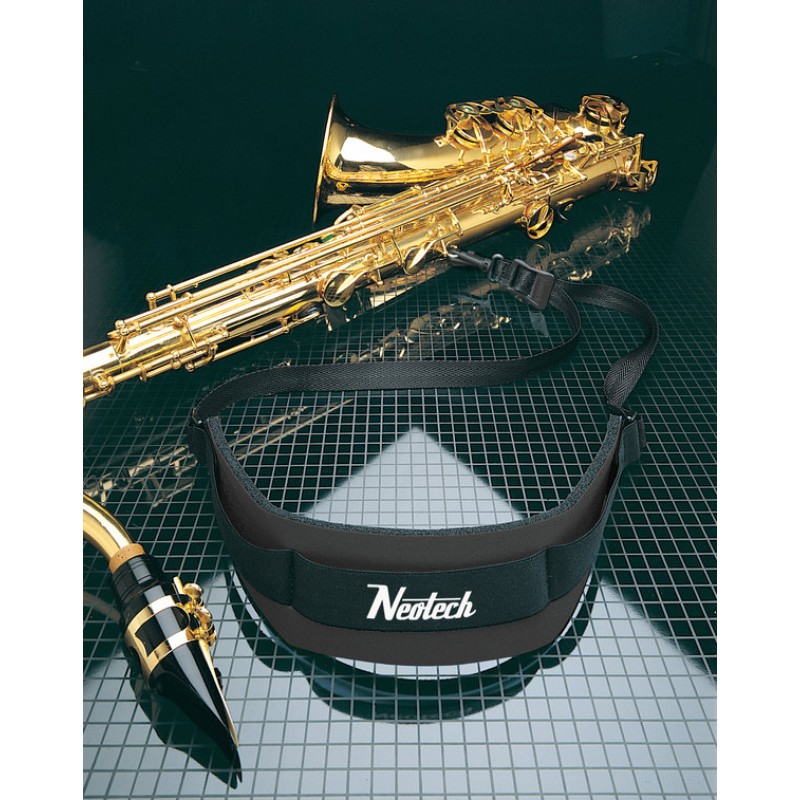 NEOTECH COLLARINO PER SAX ALTO/TENORE Nero XL, Lunghezza 48,3 - 66cm