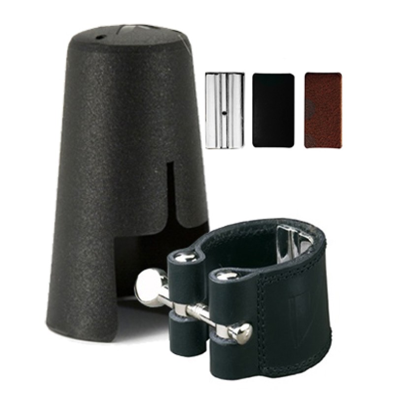 LEGATURA + CAP PLASTICA LEATHER LC21P CLARINETTO Sib VANDOREN