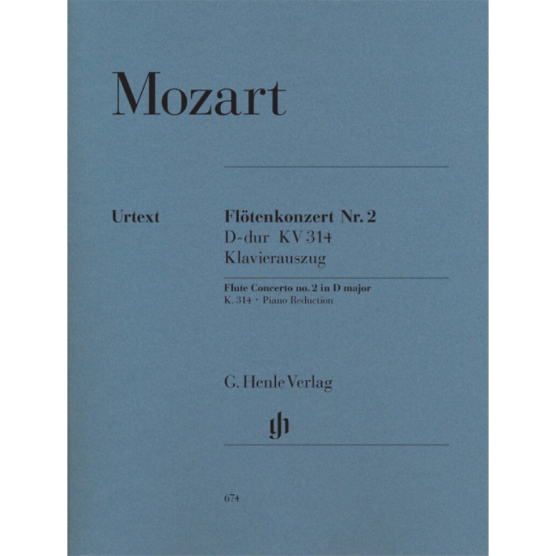 CONCERTO for Flute adn Orchestra in D KV314, MOZART ( Flauto e Pianoforte)