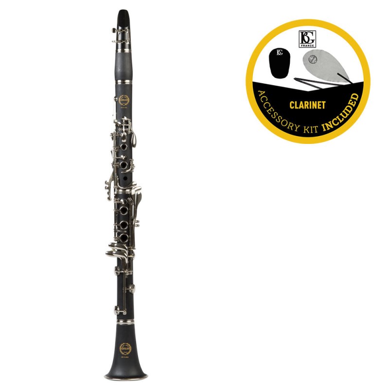 CLARINETTO SIB GRASSI GR CL200 BUNDLE 17 ABS + custodia + kit accessori BG