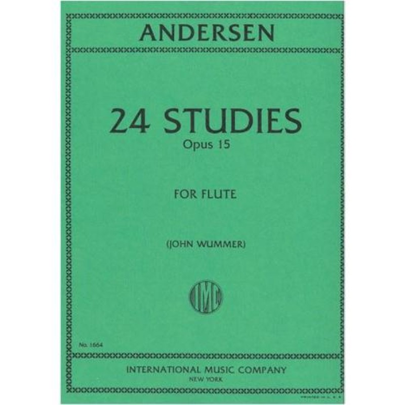 ANDERSEN J. 24 STUDI OP.15 (Wummer) per flauto