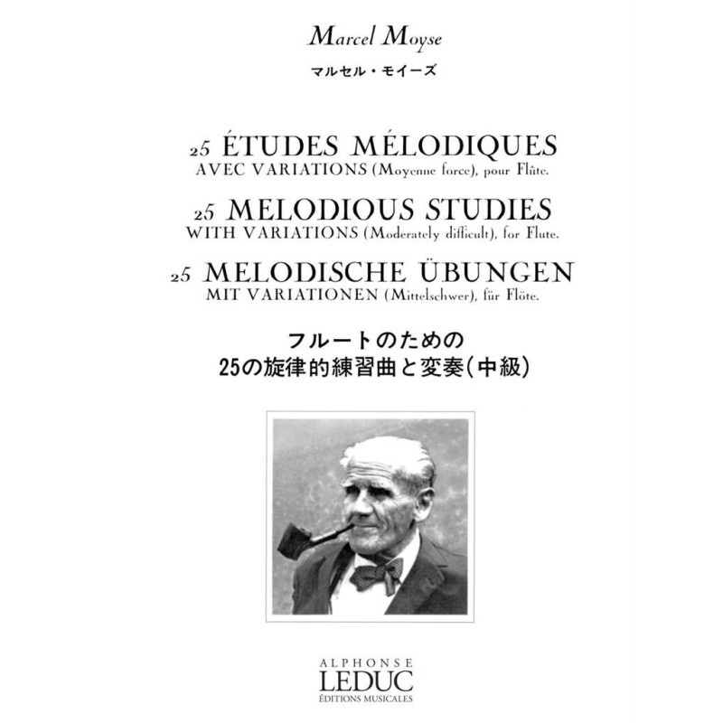 Marcel Moyse 25 MELODIQUES AVEC VARIATIONS