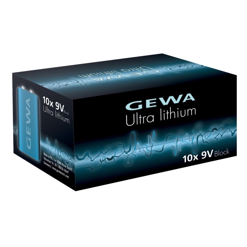 GEWA Batteria 
9 V Block Lithium
(Pezzo singolo)